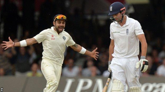 England captain Alastair Cook