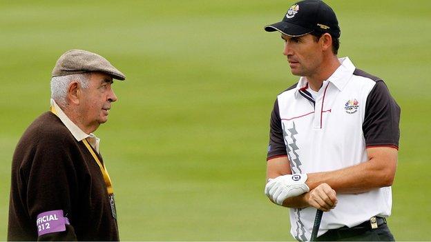 Bob Torrance and Padraig Harrington