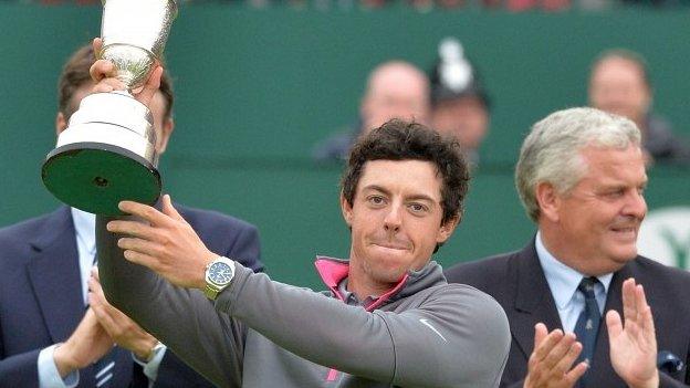 Rory McIlroy at the 2014 Open