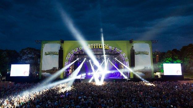 Damon Albarn at Latitude Festival