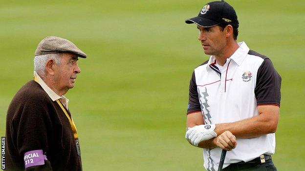 Bob Torrance and Padraig Harrington