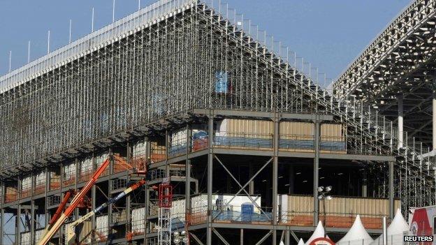 Sao Paulo stadium built by Odebrecht