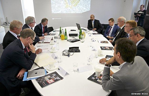 Business leaders and politicians meet to discuss HS2