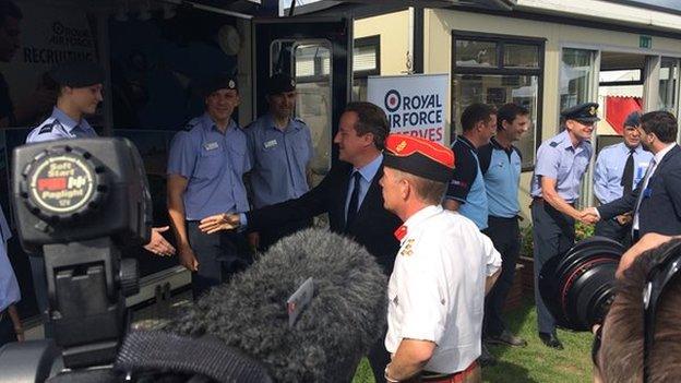 David Cameron at Royal Welsh Show