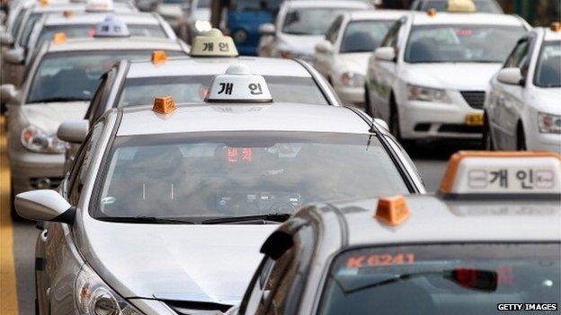 Taxis in Seoul