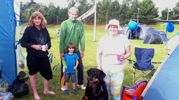 Stafford Hospital protest camp