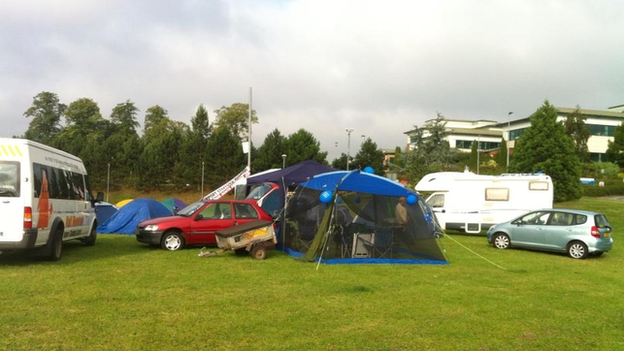 Stafford Hospital protest camp