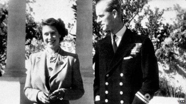 The Queen and the Duke of Edinburgh in Malta