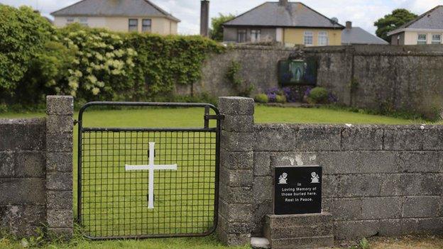 The bodies of hundreds of children were buried in the grounds of the Bons Secours home for unmarried mothers in Tuam, County Galway