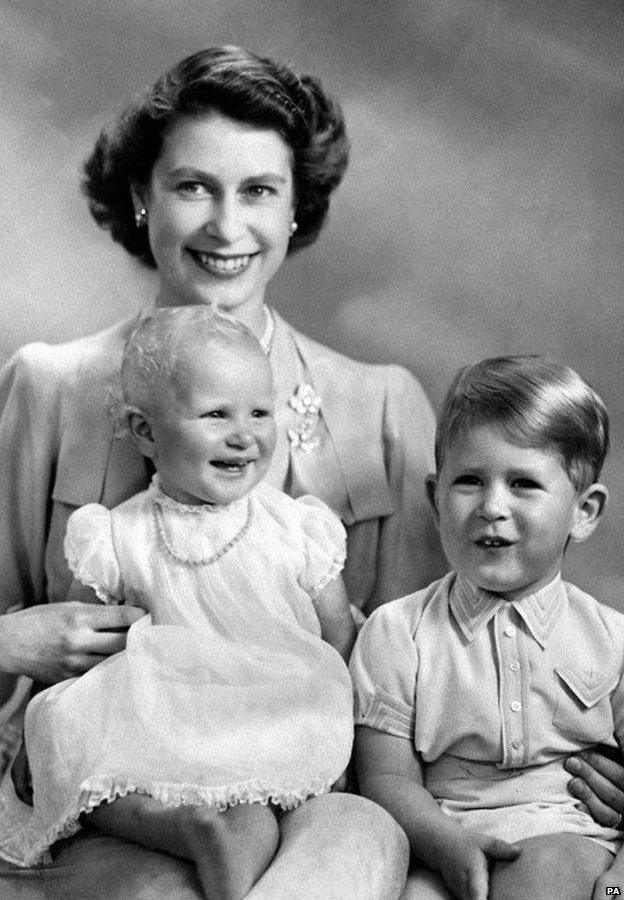 Princess Anne and Prince Charles