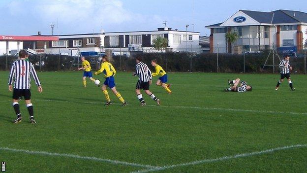 Magpies FC in action