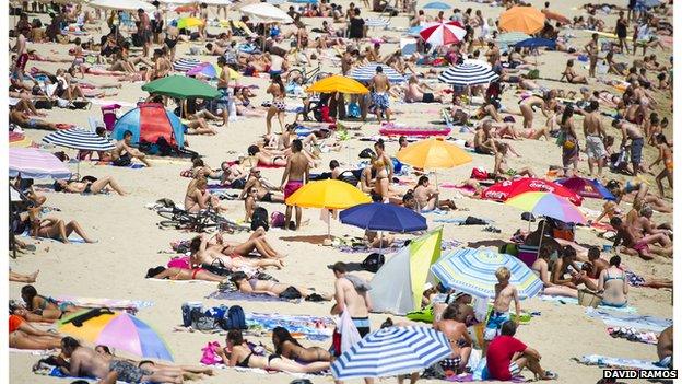 Barcelona beach