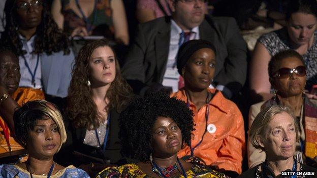 Delegates at the Girl Summit