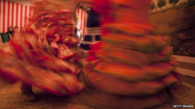 Spanish dance in Seville