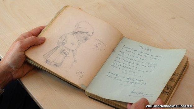 WWI autograph book