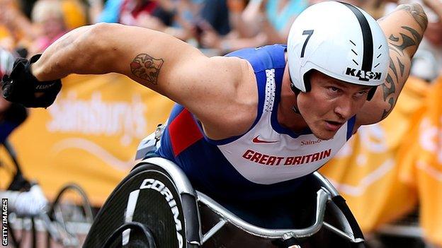 David Weir of Great Britain and Northern Ireland