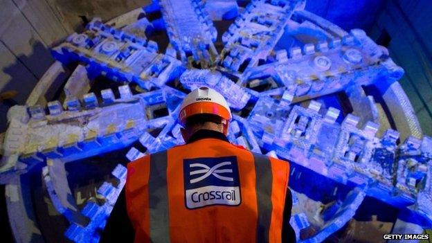 A Crossrail drill