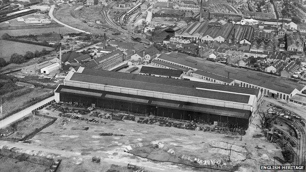 Ruston and Hornsby Spike Island Engineering Works, Lincoln