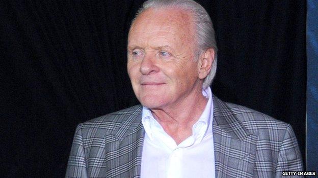 Sir Anthony Hopkins at a premier of Thor: The Dark World