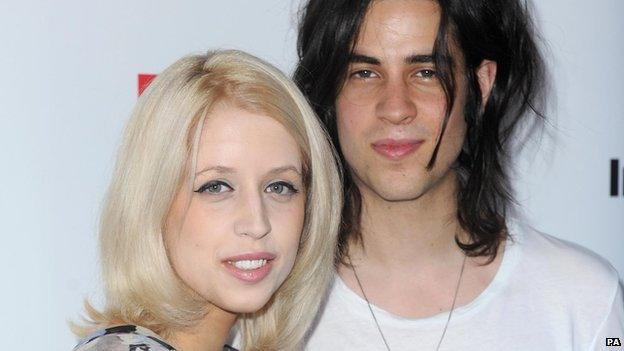 Peaches Geldof and Tom Cohen