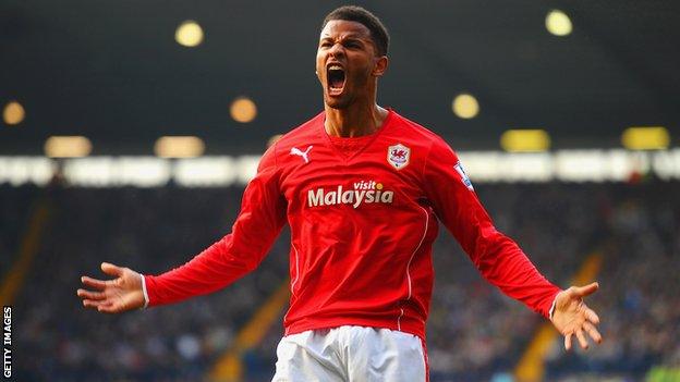 Fraizer Campbell has moved from Cardiff City to Crystal Palace