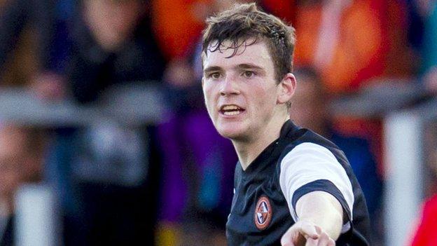 Dundee United defender Andrew Robertson