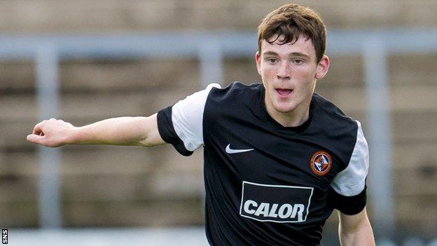 Dundee United defender Andrew Robertson