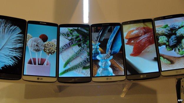 LG G3 smartphone models