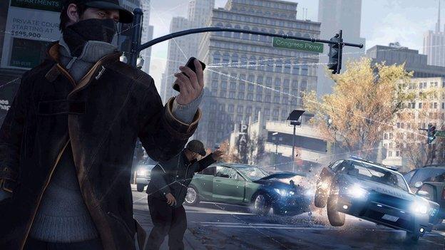 Scene from WatchDogs