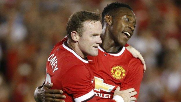 Wayne Rooney and Danny Welbeck