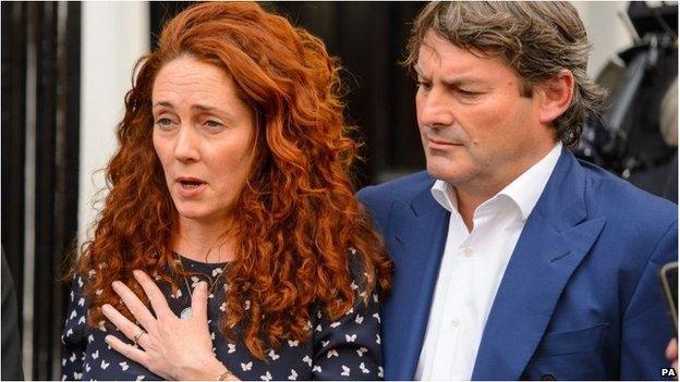 Rebekah Brooks and her husband Charlie Brooks