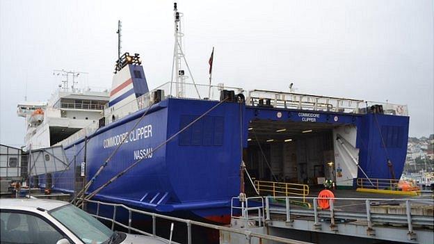 Commodore Clipper in Guernsey's St Peter Port Harbour