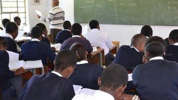 Learners at Intshisekelo High School in Durban