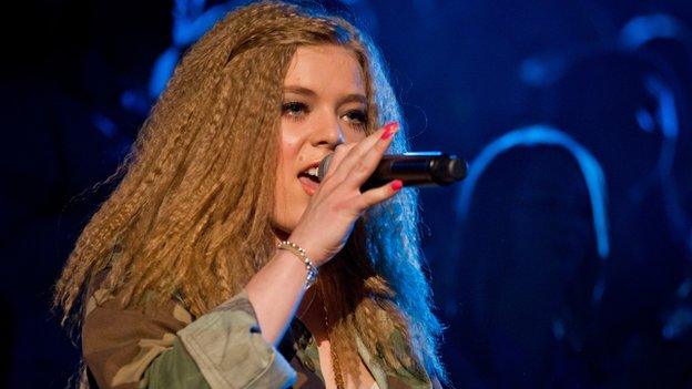 Becky Hill on the Voice