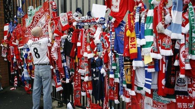 Scarves at Hillsborough