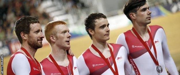 England men's cycling