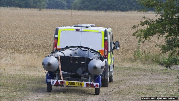 Clophill pits search