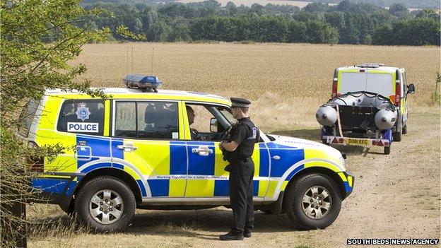 Clophill pits search