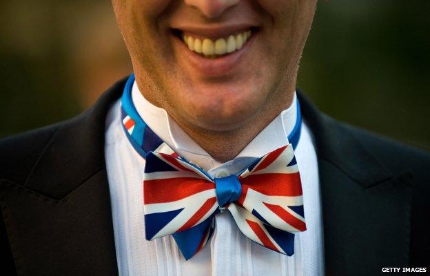 Reveller at the Last Night of the Proms