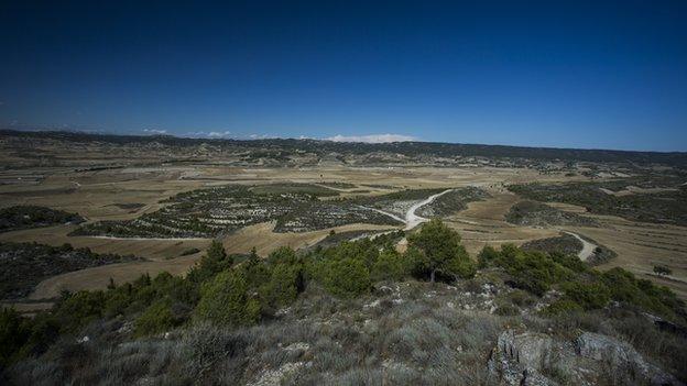 A landscape of Los Monegros