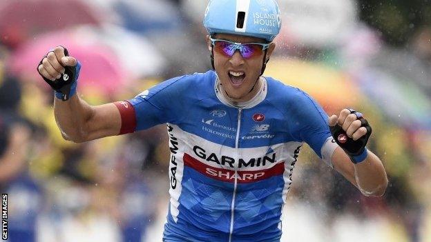 Lithuania's Ramunas Navardauskas wins stage 19