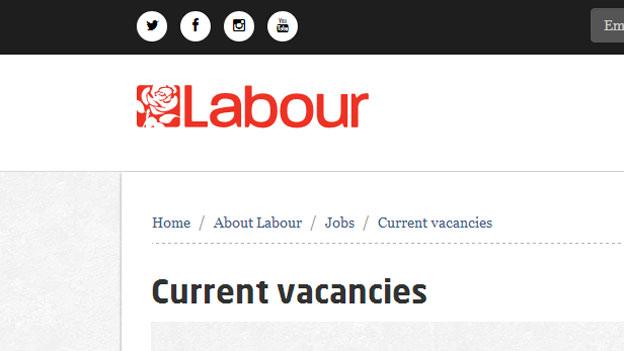 Labour website