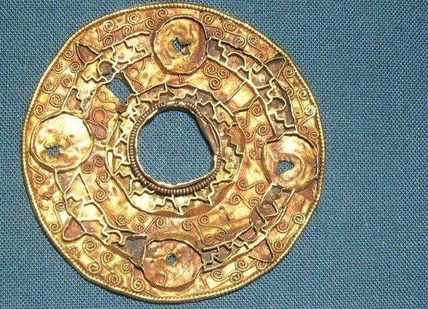 Anglo-Saxon brooch from Sutton Hoo