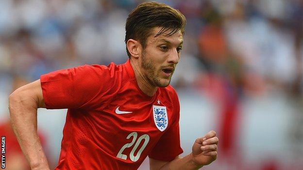 Adam Lallana of Liverpool