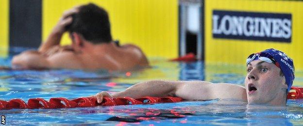 Murdoch's shock win stunned Jamieson (left) and Glasgow