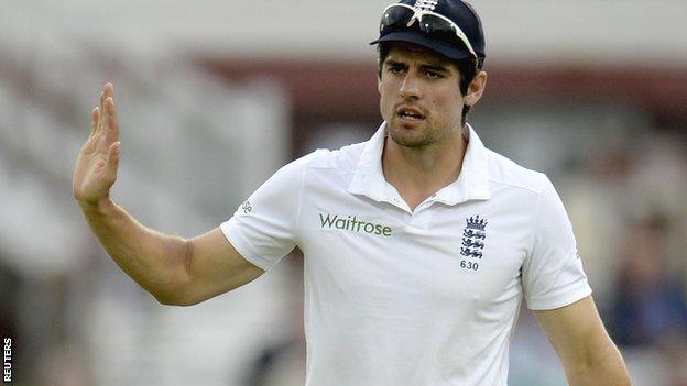 England captain Alastair Cook