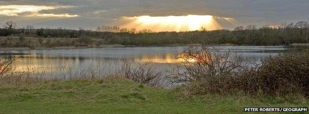Blue Lagoon lake near Bletchley