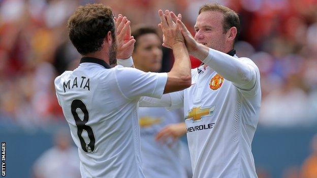 Mata and Rooney