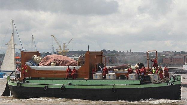 Giants on the River Mersey