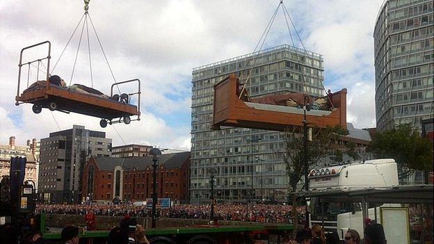 Giants leaving Liverpool